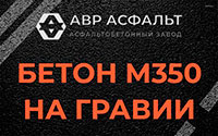 Бетон М350 на гравии в Лопухинке